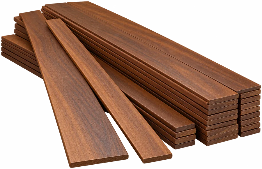 Réguas de deck de ipê